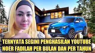 TERNYATA SEGINI PENGHASILAN YOUTUBE MBAH NOER FADILAH  NOER FADILLAH [upl. by Nannie]