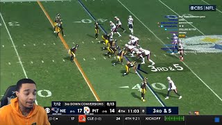 FlightReacts To New England Patriots vs Pittsburgh Steelers  Week 2 Game Highlights [upl. by Kera]