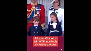 Princess Charlotte was seen gently correcting Prince Louis’s posture on the balcony How adorable [upl. by Ellevart350]