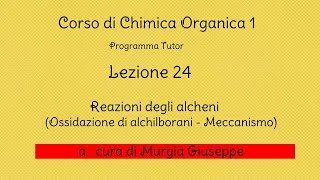 Ossidazione di alchilborani Meccanismo  Lezione 24  Tutor [upl. by Eudocia]