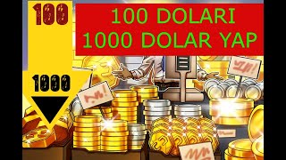 100 DOLARI KALDIRAÇ İLE 1000 DOLAR YAPIN  KALDIRAÇLİ İŞLEM EĞİTİMİ  1 [upl. by Palm]