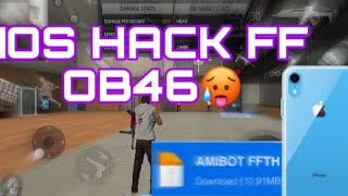 IOS HACK FF OB46🔥 FREE FIRE [upl. by Adialeda691]