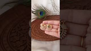 beautiful Peacock AD color changeable earring 0005 WA8754856979 earrings earring jewellery stud [upl. by Eetsim985]