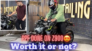 PPF on our new Kawasaki Z900 ❤️ Worth it or not [upl. by Horlacher610]