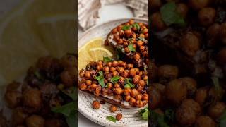 🌟 Spiced Chickpea Breakfast Toast  Savory PlantBased Breakfast Recipe 🌟 shorts plantbased [upl. by Yenaj]