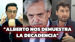 Alberto y otros políticos demuestran que Argentina está TAPADA EN CACA socialmente [upl. by Elenahc498]