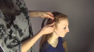 Haare flechten  Level 1 Sidebraid seitliche Flechtfrisur  Flechtfrisur  Tutorial [upl. by Lacram]