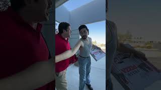 Delivery driver holds pizza hostage over a tip [upl. by Eidoow826]