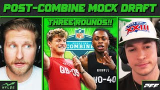 3ROUND POSTCOMBINE MOCK DRAFT  NFL Stock Exchange [upl. by Collbaith]