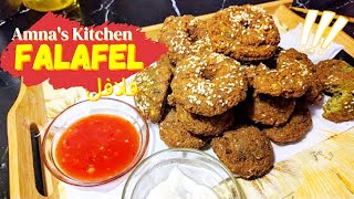 Falafel Recipe  فلافل  Amnaskitchenoriginal [upl. by Imar875]