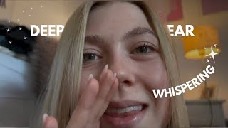 ASMR  super intense and tingly deep ear whispering deutsche trigger words 🦋✨ [upl. by Lanti]