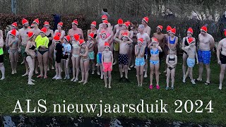 ALS Nieuwjaarsduik 2024 [upl. by Ranjiv]