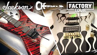 Jackson Guitars amp Charvel Guitars Custom Shop Tour  Master Builders Pat Campolattano amp Joe Williams [upl. by Maher996]