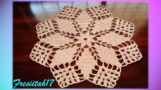 Tapete tejido a crochet super fácil varetas dobles10 hileras [upl. by Hceicjow805]