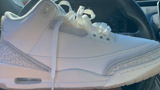 AIR JORDAN 3 CRAFT IVORY in HAND REVIEW Sizing Is Off [upl. by Enomrej]