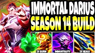 I created the Season 14 Darius IMMORTAL BUILD GUIDE and it got CRAZY HEALS 🔥 LoL Darius s14 Gameplay [upl. by Pitts941]