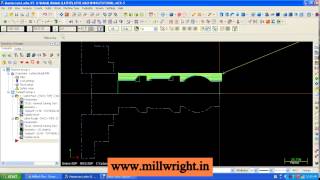 Mastercam x5 Lathe tutorial [upl. by Ailati962]