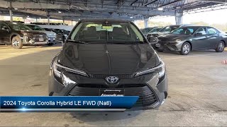 2024 Toyota Corolla Hybrid LE FWD Natl [upl. by Roter]