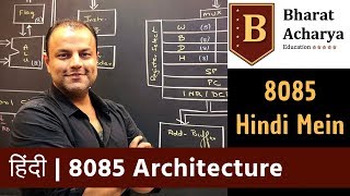 8085  Architecture in HINDI  Bharat Acharya Education [upl. by Attenoj]