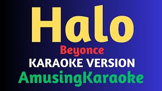 Halo KARAOKE  Beyonce [upl. by Xeno951]