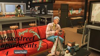 Speed Build Stonestreet Apartments 4 🎧  PROJECT EVERGREEN HARBOUR 🏗  The Sims 4 [upl. by Lasiaf]