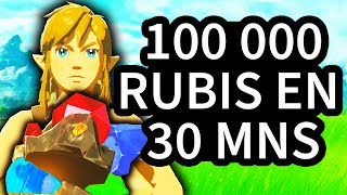 Comment avoir des RUBIS à l’INFINI dans BOTW [upl. by Arremat]