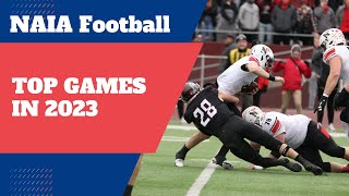 Top NAIA Football Games in 2023 [upl. by Luane]