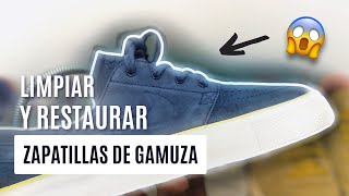 Como LIMPIAR zapatillas de GAMUZA 💦 y QUEDEN COMO NUEVOS 😱 [upl. by Iseabal394]