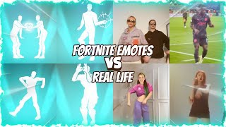 Fortnite Emote VS Real Life 😍 [upl. by Rainger]