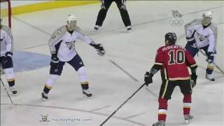 Wade Belak vs Brian McGrattan Jan 15 2010  Sportsnet feed [upl. by Asiek]