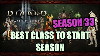 Diablo 3 Season 33  Top 3 Classes to Start Season [upl. by Chrysa533]