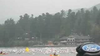 2008 Ironman Lake Placid  Swim Start [upl. by Eiznyl544]