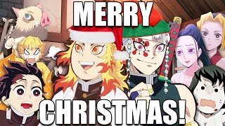 Rengoku and Tengen celebrate Christmas [upl. by Inajna886]