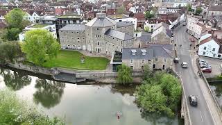 AbingdonOnThames fly past from Nags Head Bridge into Abingdon [upl. by Cleaves]