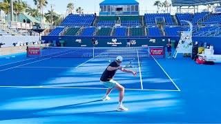 Alex Michelsen Forehand Drill  Court Level 4K 60fps [upl. by Kramnhoj957]