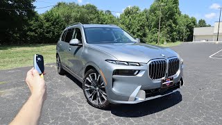 2024 BMW X7 xDrive40i  Start Up Walkaround Test Drive and Review [upl. by Perlis543]