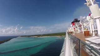 Awesome Disney Fantasy Horn Castaway Cay [upl. by Madge]