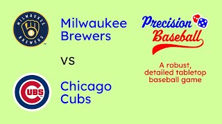 2023 Replay Brewers  Cubs Innings 59 Precision Baseball [upl. by Jaquenette]