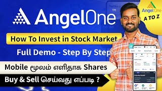 How to Use Angel One App in Tamil  How to Buy amp Sell Stocks in Angel One  Invest in Share Market [upl. by Doy]