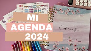 Mi Agenda 2024  Unboxing Interior de mi hermosa agenda [upl. by Lavro]