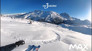 SKI  Freeride  Les 3 vallées 4 [upl. by Barnett]