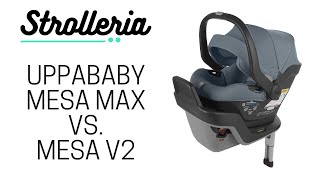 UPPAbaby MESA Max vs MESA V2 Infant Car Seat Comparison [upl. by Indnahc530]