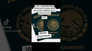 Quieres tramitar tu pasaporte Mexicano [upl. by Rimahs705]