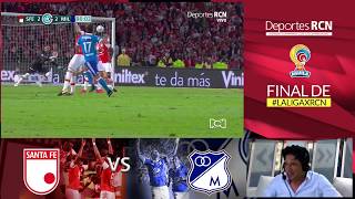 El gol de Henry Rojas narrado por Antonio Casale estrella 15 de Millonarios [upl. by Lrub]