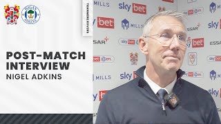 Post Match  Nigel Adkins Wigan H  BSM Trophy [upl. by Blondell]