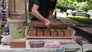 Making Bricks with Josh at Mobile Brick Factory in Baltimore [upl. by Veedis144]