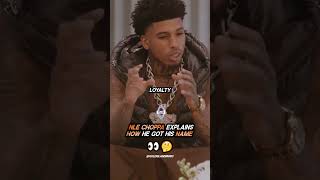 NLE Choppa EXPLAINS how he got his NAME 👀🤔 [upl. by Sholom]