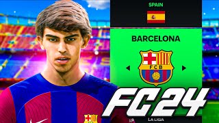 FC 24 Barcelona Career Mode EP1 [upl. by Harrow]