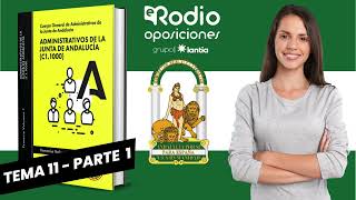 Tema 11  Parte 2  Administrativos de la Junta de Andalucía Volumen 1 [upl. by Chara]