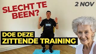 Zo kan je de intro eenvoudig overslaan Zittende training voor ouderen [upl. by Eimia]